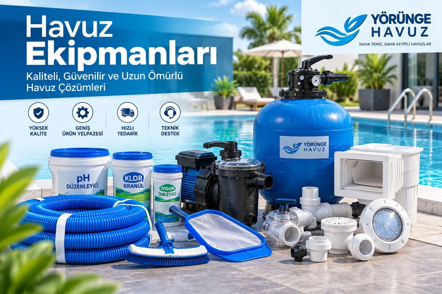 İstoç havuz ekipmanları ve havuz malzemeleri