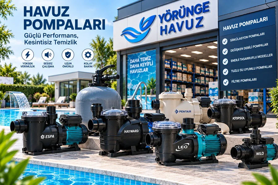 İstoç havuz pompaları ve havuz pompa sistemleri