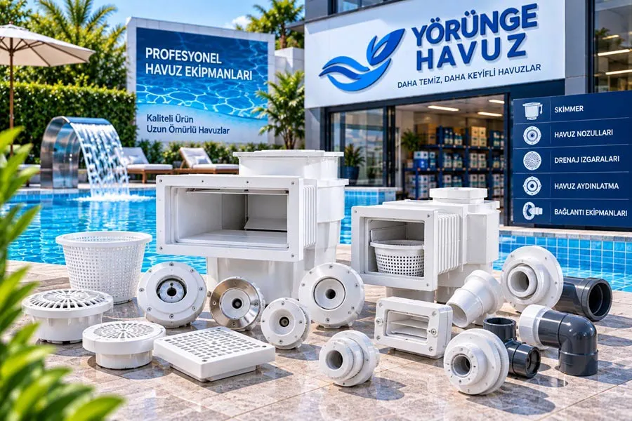 Havuz skimmer ve nozullar